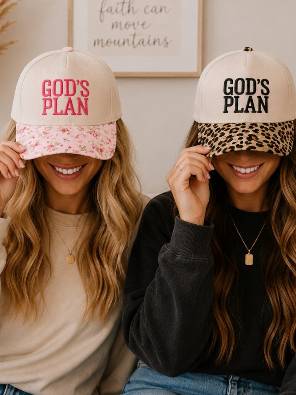 God's Plan Two Tone Cotton Hat